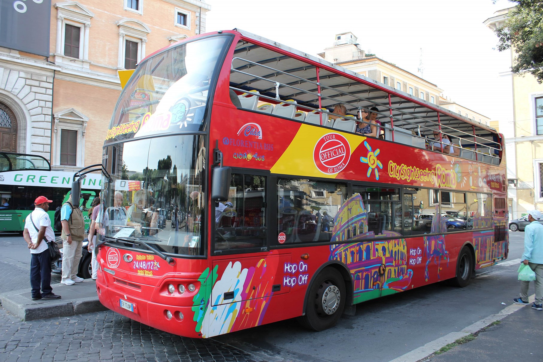 roma pass hop on hop off bus rome