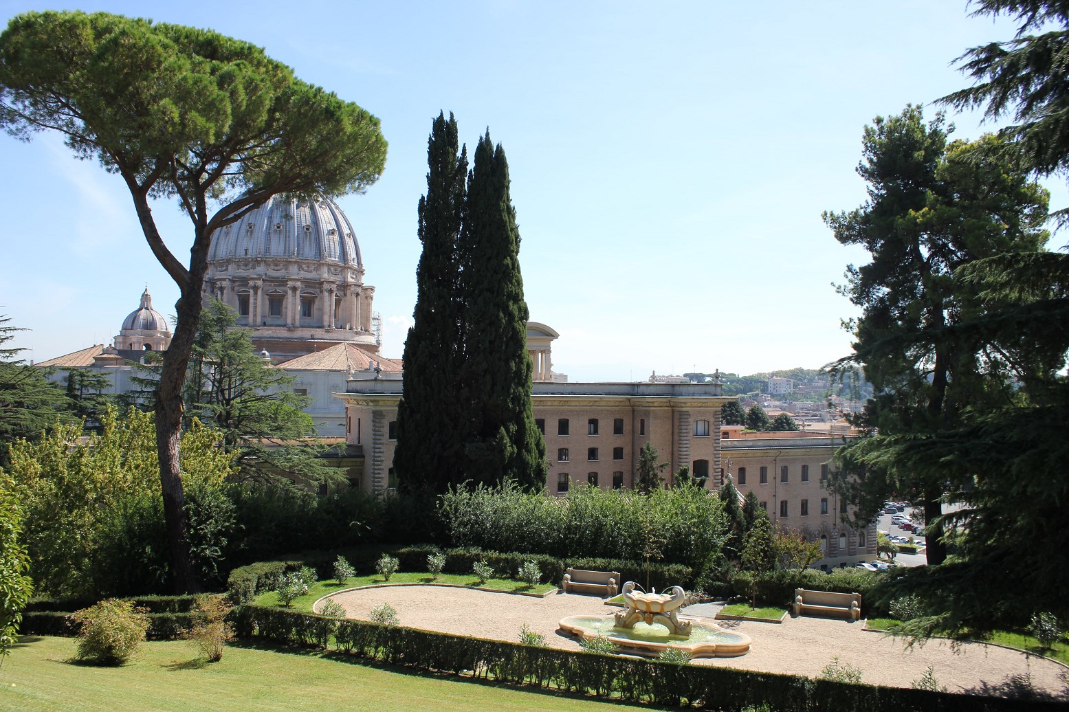 vatican gardens basilica