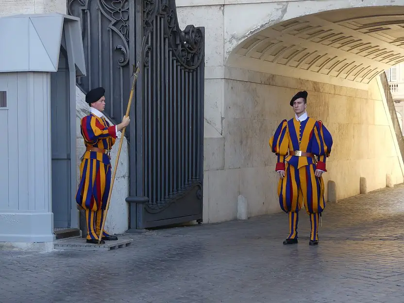 swiss guard vatican Arch of Bells