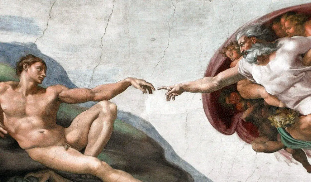 Michelangelo Creation Adam all about