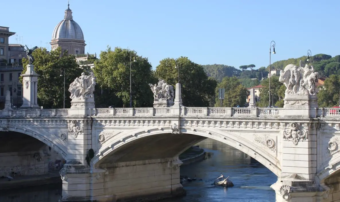 The Tiber River in Rome