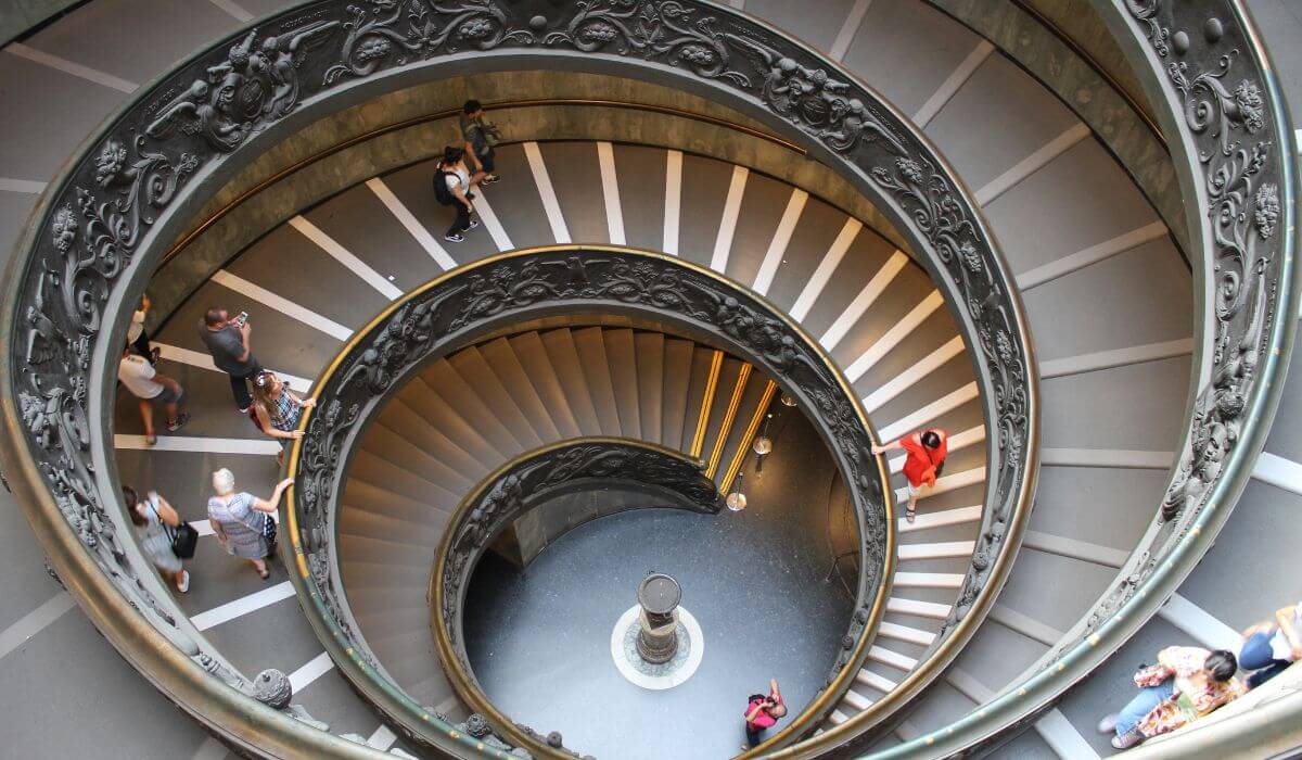 Bramante staircase Vatican museum