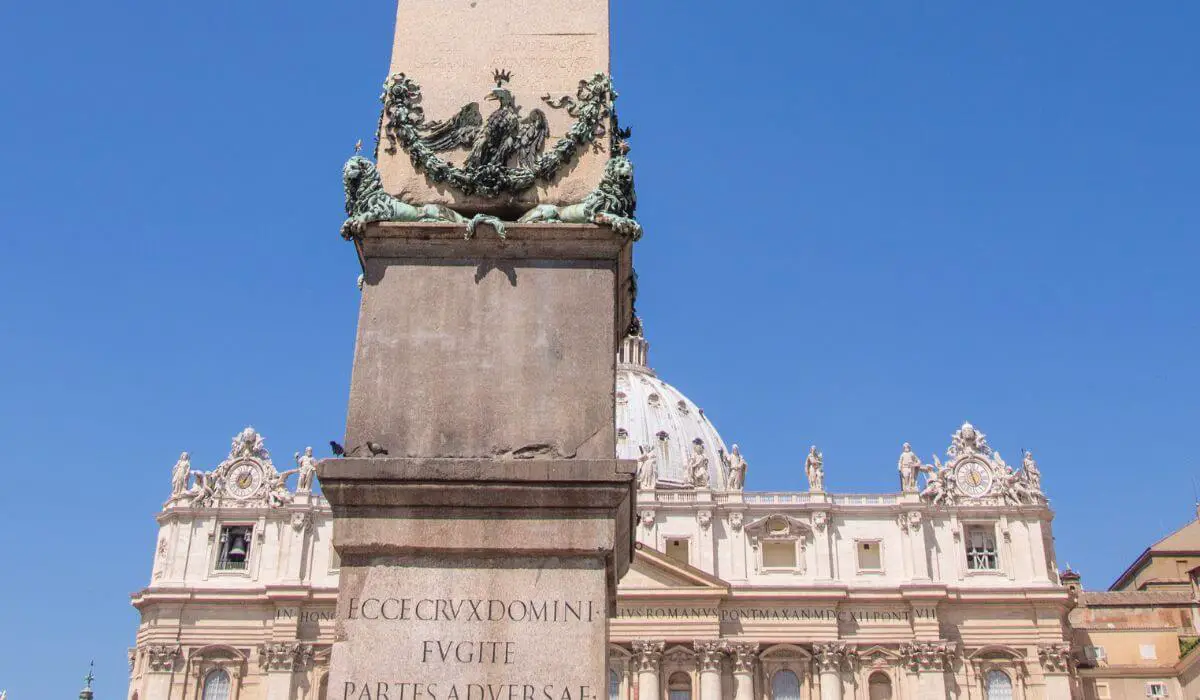 Vatican Obelisk inscriptions explained